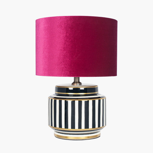 Mono Humbug Black and White Small Table Lamp (Base Only)