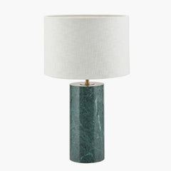 Kiorini Marble Table Lamp Base Only- Green & White