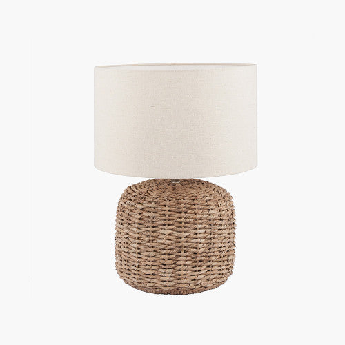 Acer Natural Woven Small Table Lamp