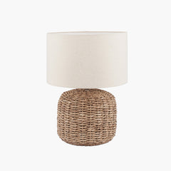 Acer Natural Woven Small Table Lamp