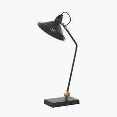 Canton Task/Reading Table Lamp - Black/Brass