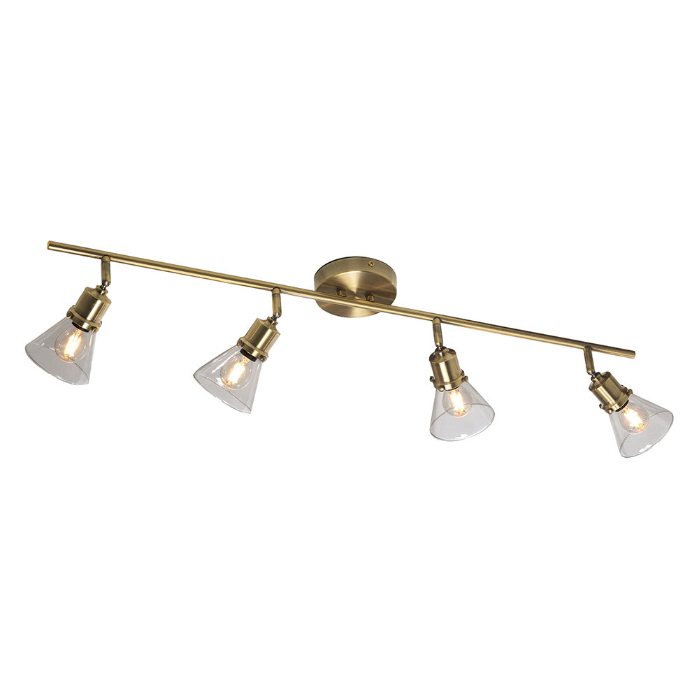 Torne 2/4Lt Bar Spotlight - Brass/Chrome