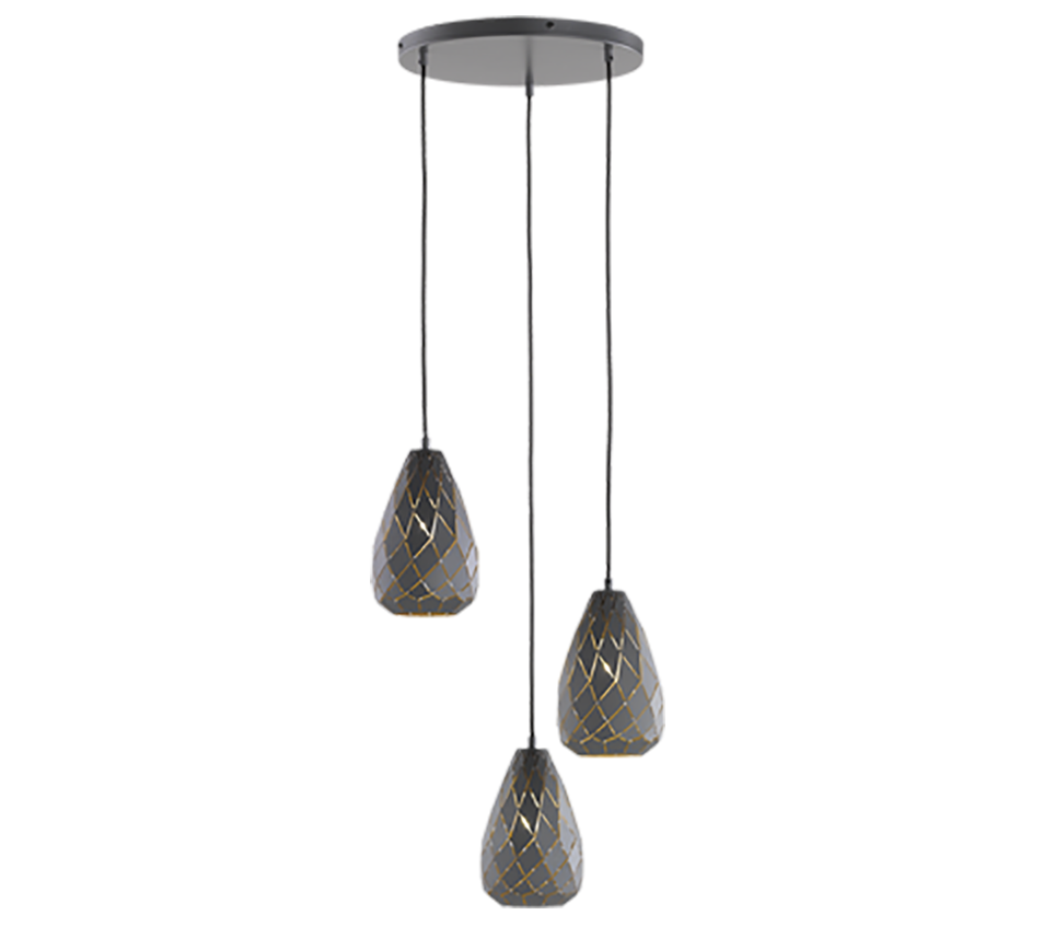 Onyx 3/4Lt Linear Pendant