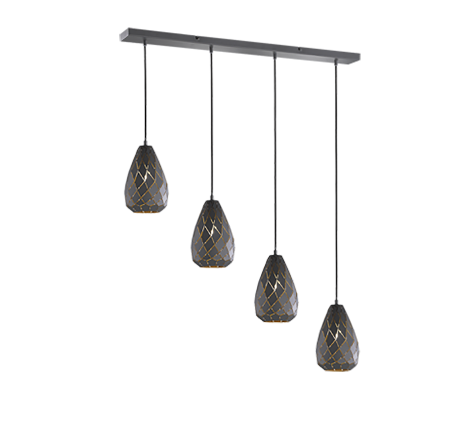 Onyx 3/4Lt Linear Pendant
