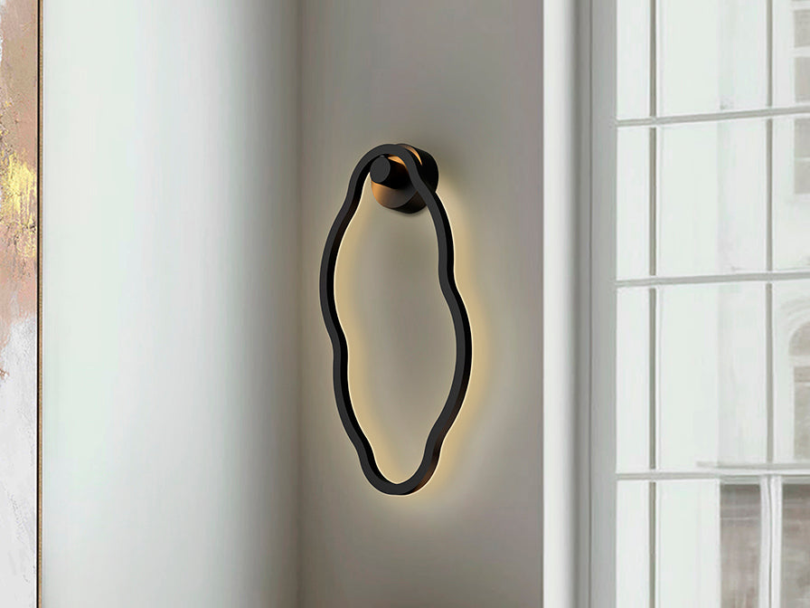 Tono LED Wall Light - Black