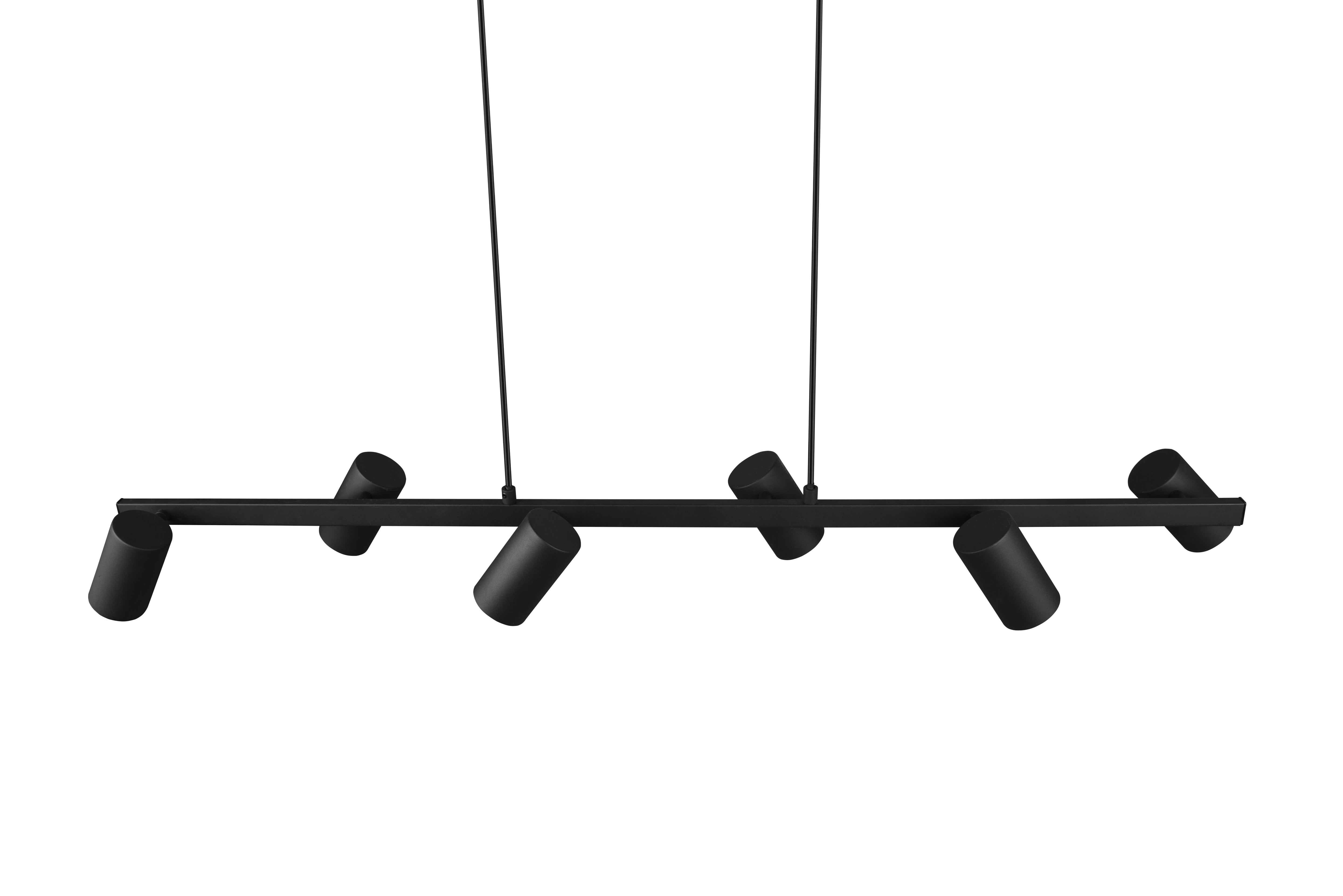 Marley 6Lt Hanging Lamp - Matt BlackFinish