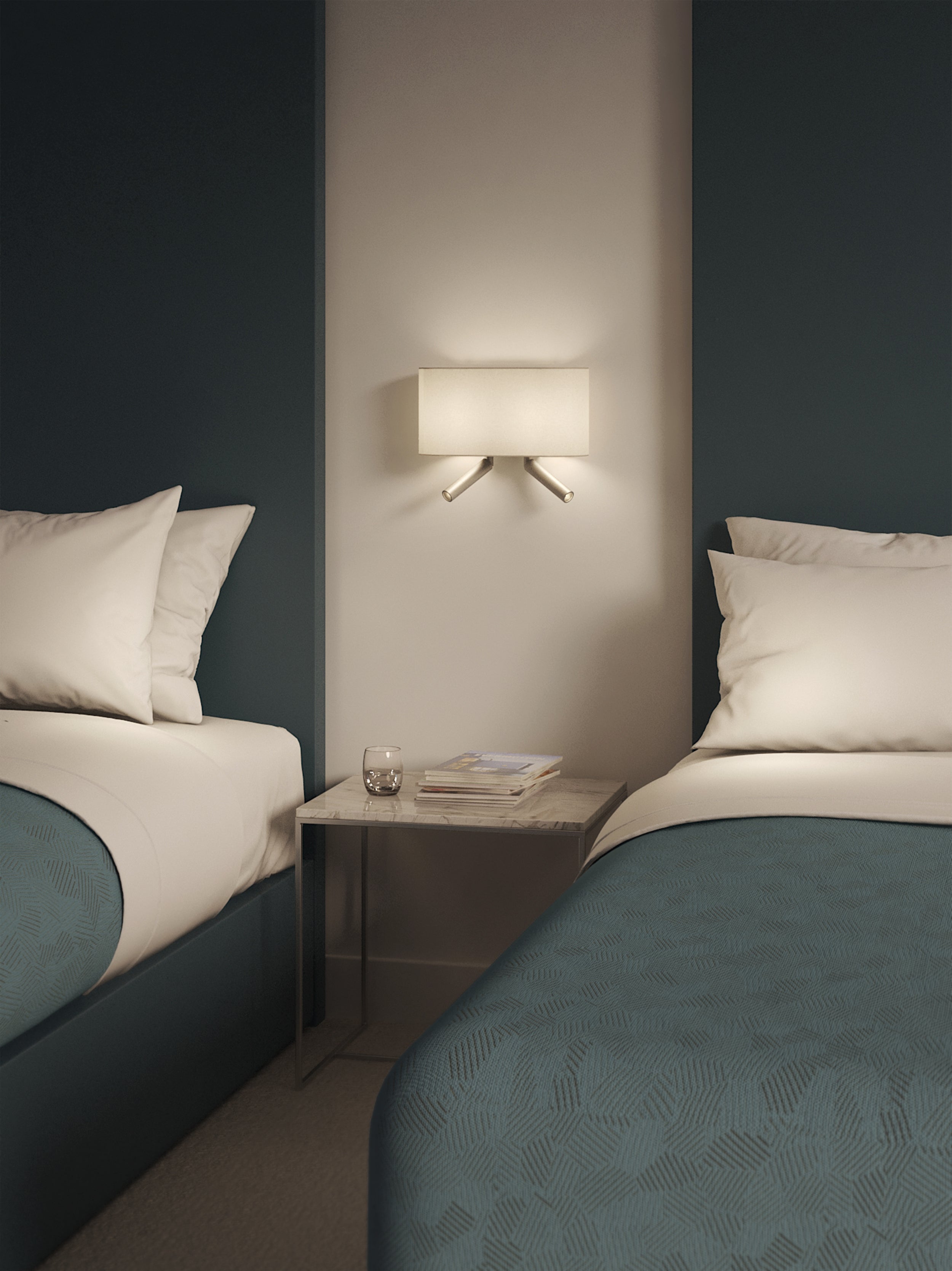Venn Reader Twin Lights- Bronze/ Matt Nickel Finishes