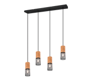 Tosh 4Lt Linear Pendant - Various Finish