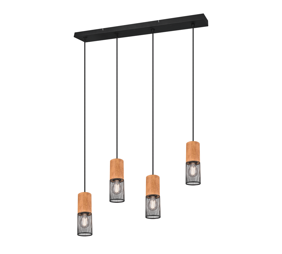 Tosh 4Lt Linear Pendant - Various Finish