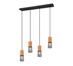 Tosh 4Lt Linear Pendant - Various Finish