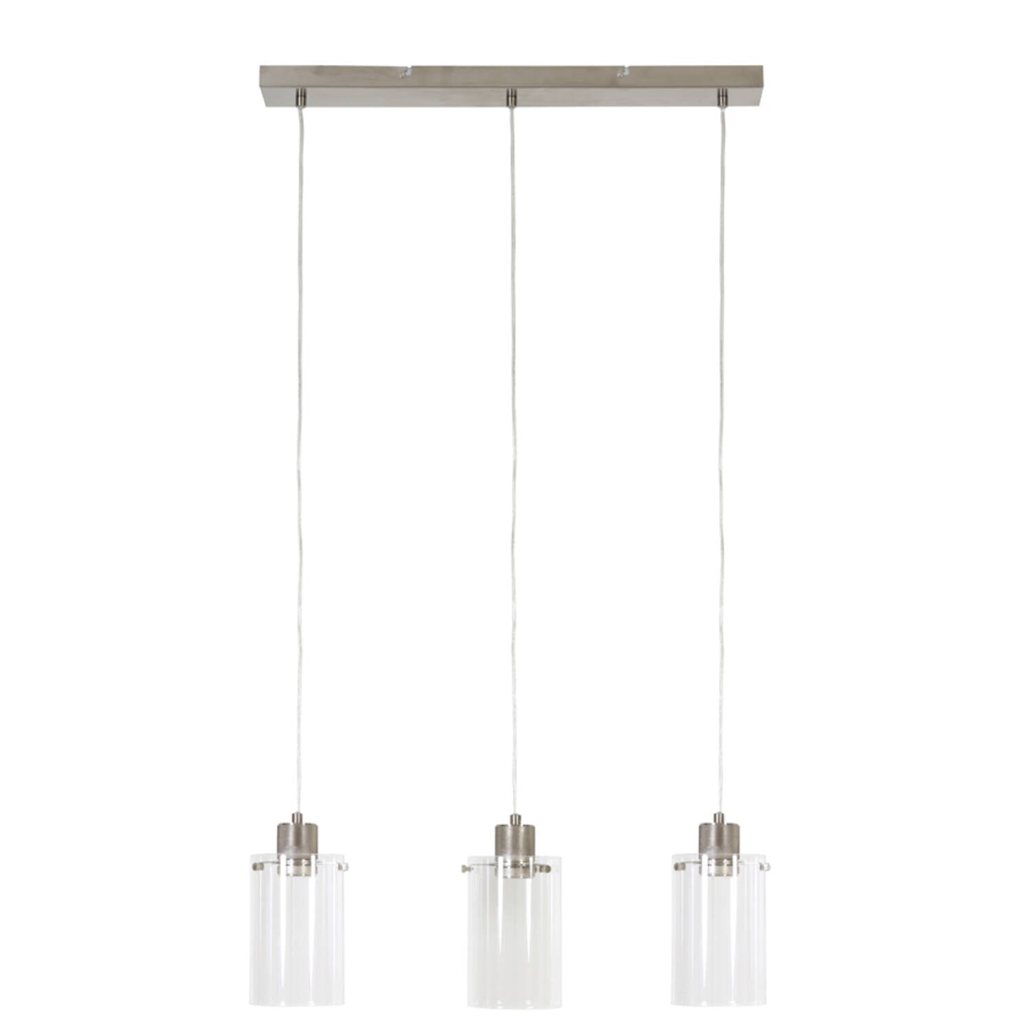 Vancouver 3Lt Hanging Lamp - Nickel