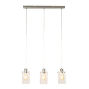 Vancouver 3Lt Hanging Lamp - Nickel