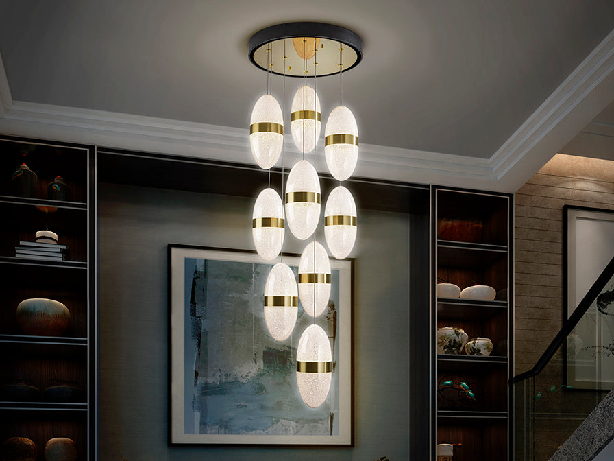 Garden - Lamp 9L Black-Bronze Ip20 Integrated Led