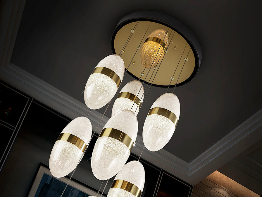 Garden - Lamp 9L Black-Bronze Ip20 Integrated Led