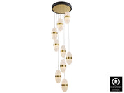Garden - Lamp 9L Black-Bronze Ip20 Integrated Led