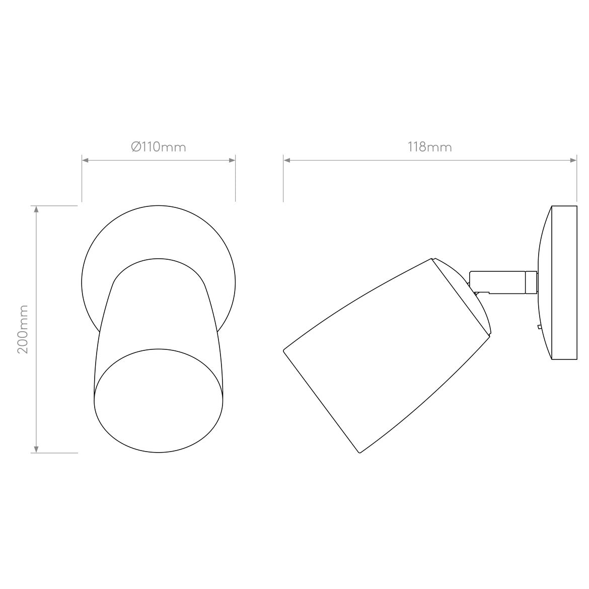 Carlton Wall Light- Porcelain