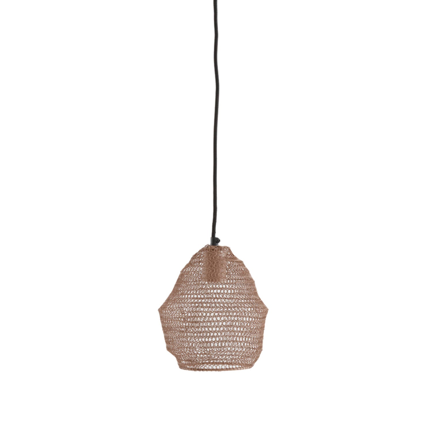 Nola Hanging Lamp - Shiny Black/Antique Bronze/Light Gold Finish