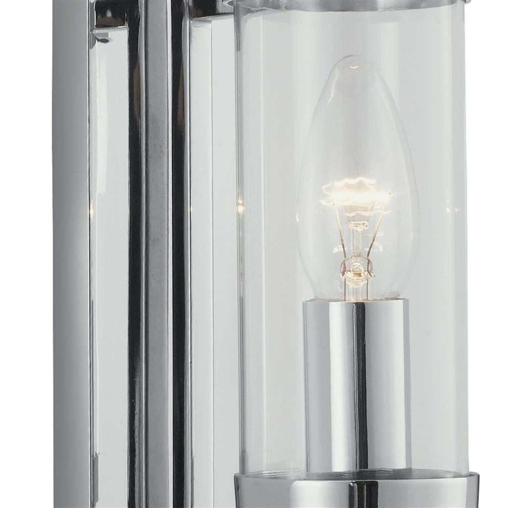 Milo 1Lt Wall Light - Chrome