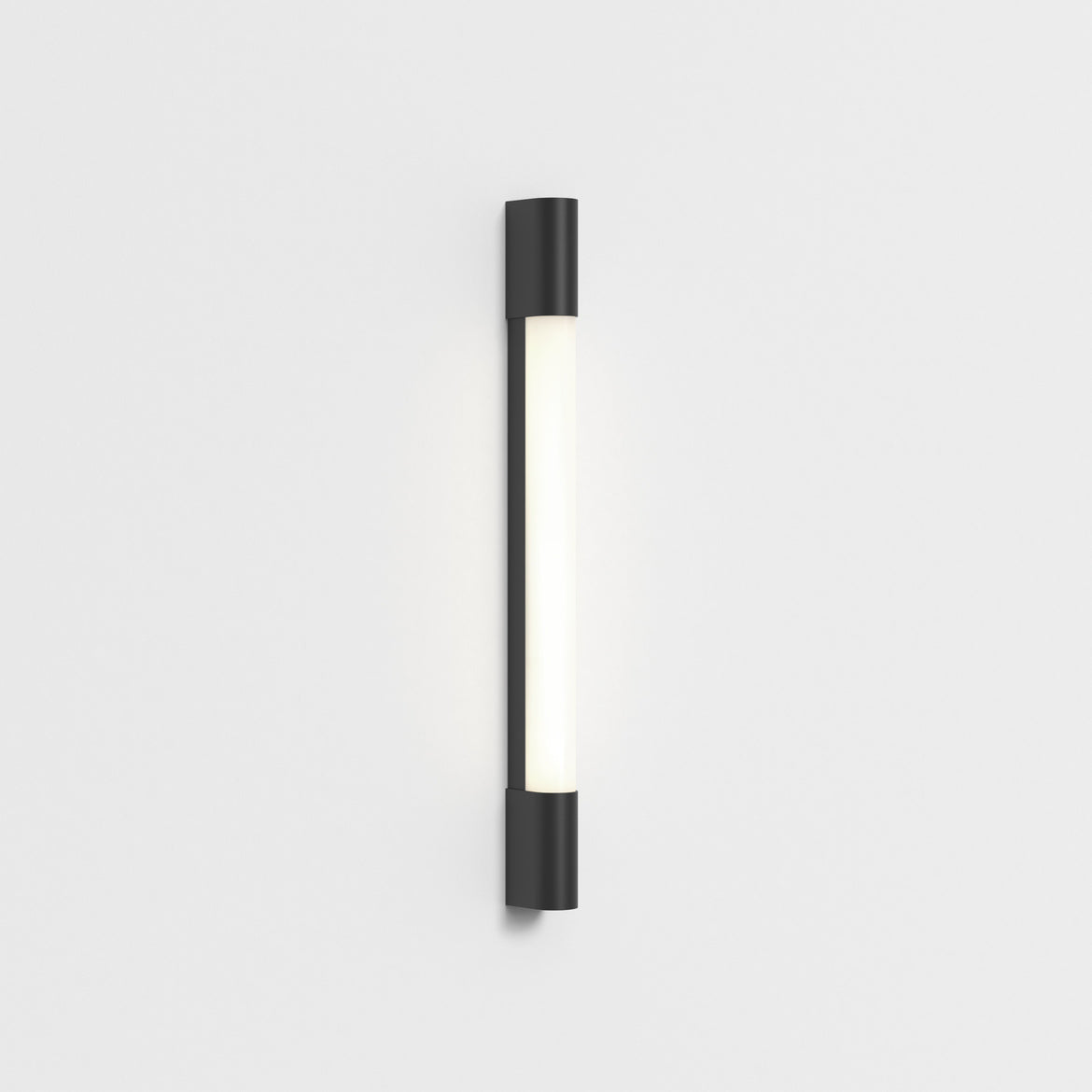 Palermo 600/ 900 LED Bathroom Light IP44 - Matt Black, Polished Chrome