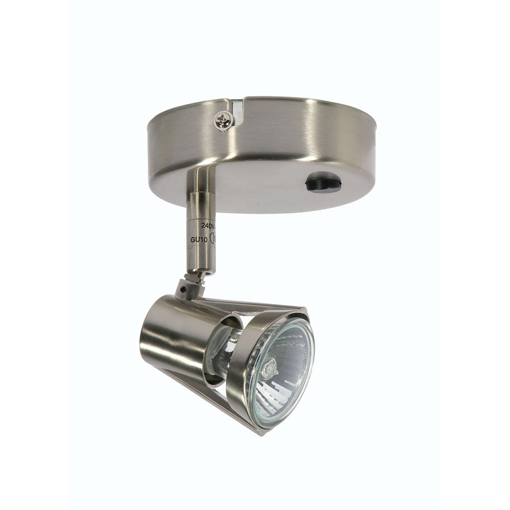 Romore Single Spotlight - Brass/Chrome