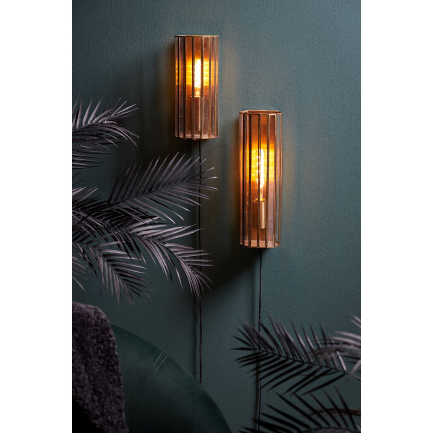 STRØBY Plug-In Wall Light - Bronze