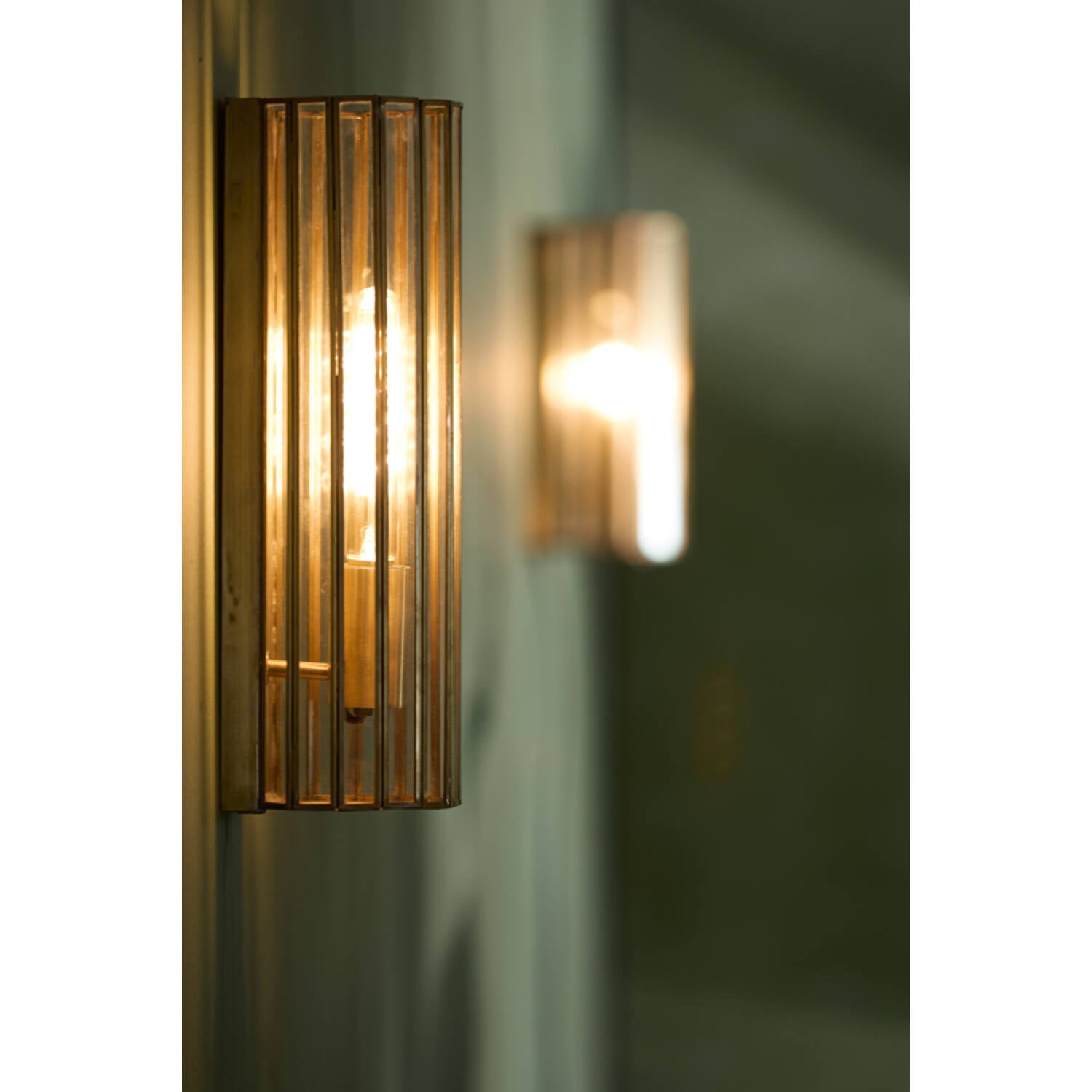 STRØBY Plug-In Wall Light - Bronze