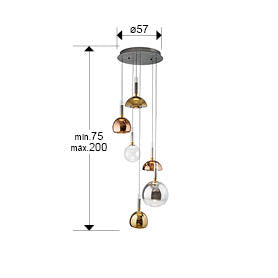 Charlize - Lamp 3/6/16L Colours Ip20 Integrated Led