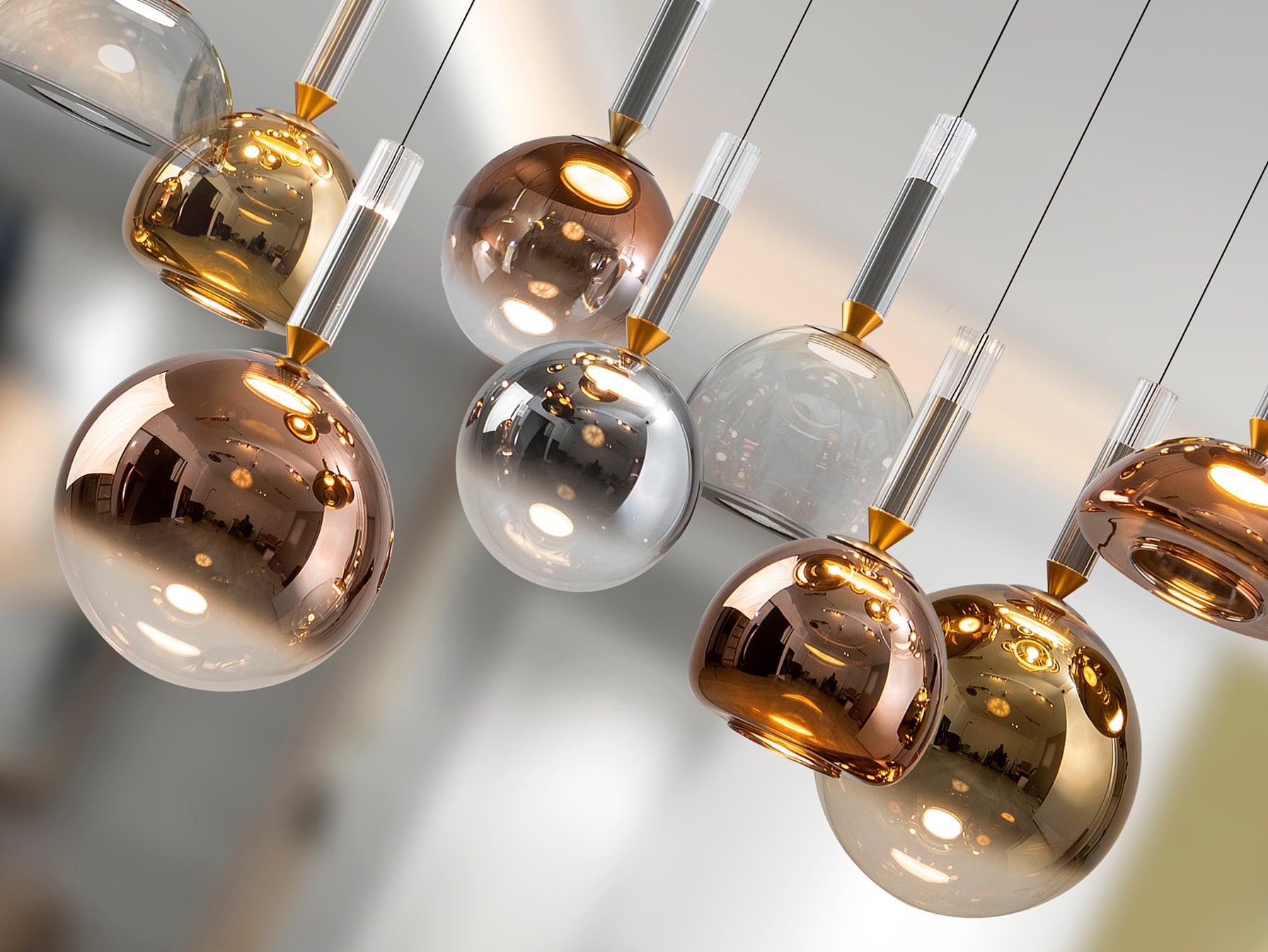 Charlize  9Lt Ceiling Light- Various Finishes