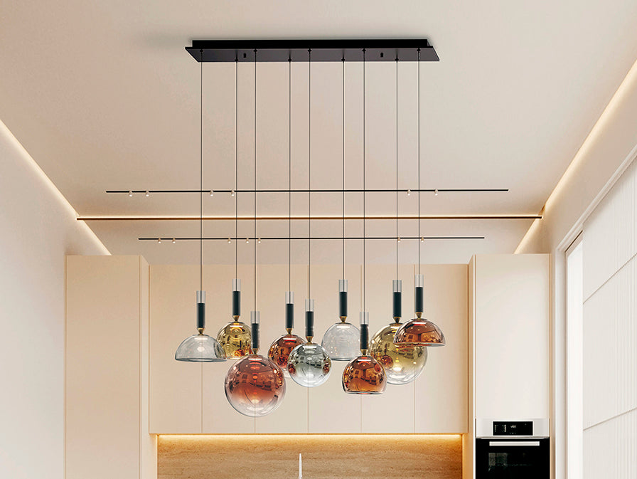 Charlize  9Lt Ceiling Light- Various Finishes
