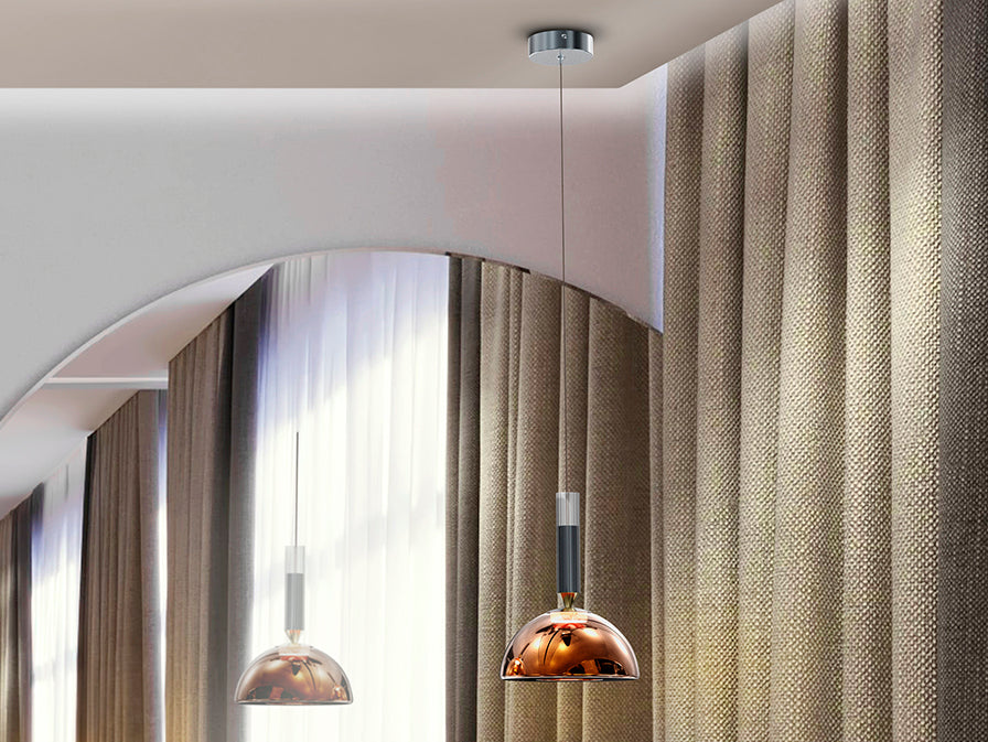 Charlize Single Pendant- Bronze Finish