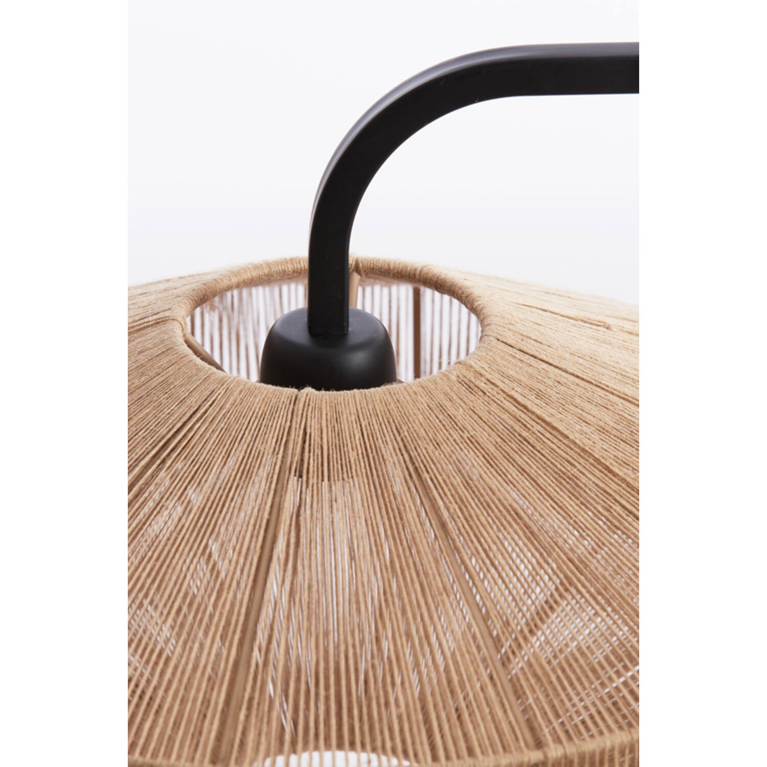 Lyra Small/Medium/Large Wall Lamp Natural+Matt Black E27