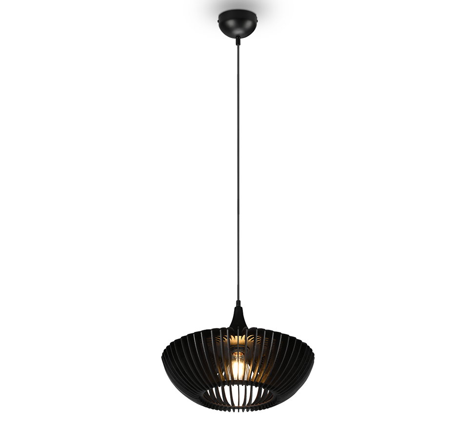 Colino Hanging Lamp - Matt Black/Anthracite Finish