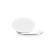 Ninfea Modern Table Lamp - White/Brass