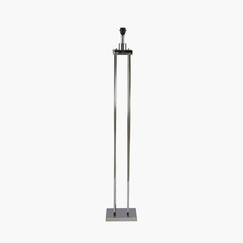 Langston Matt Black Metal Column Floor Lamp Base