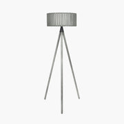 Rabanne Slatted Wood Tripod Floor Lamp