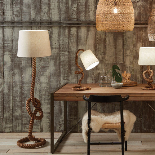 Martindale Rope Knot and Jute Floor Lamp