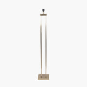 Langston Satin Brass Metal Column Floor Lamp Base