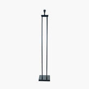 Langston Matt Black Metal Column Floor Lamp Base