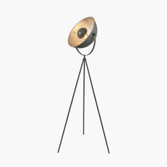 Sona Grey and Silver Diffused Tripod Floor Lamp