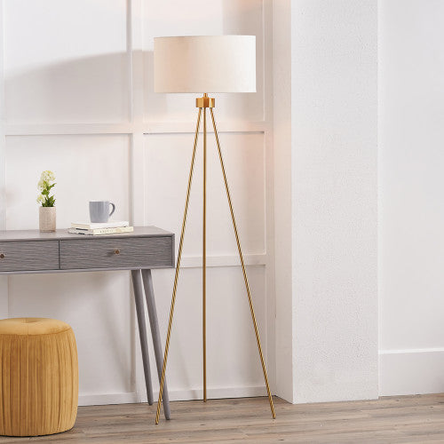 Houston Metal Tripod Floor Lamp