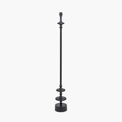 Emilio Matt Black Candlestick Floor Lamp Base