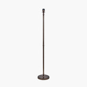 Piero Antique Bronze Metal Candlestick Floor Lamp Base