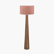 Esha Wood Floor Lamp Base - Choice of Shades