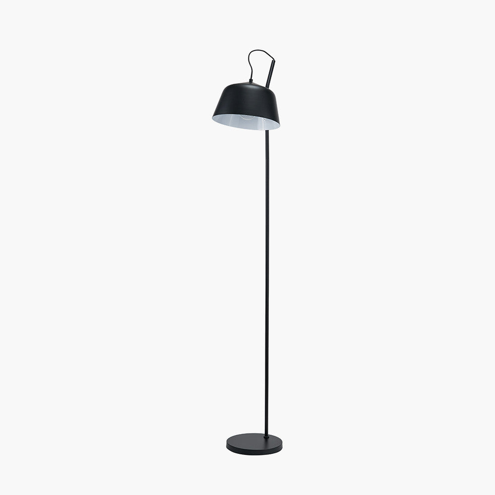 Amalie Retro Task Floor Lamp - Black/Grey