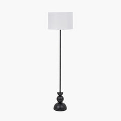 Vala Graphite Metal Ball Floor Lamp