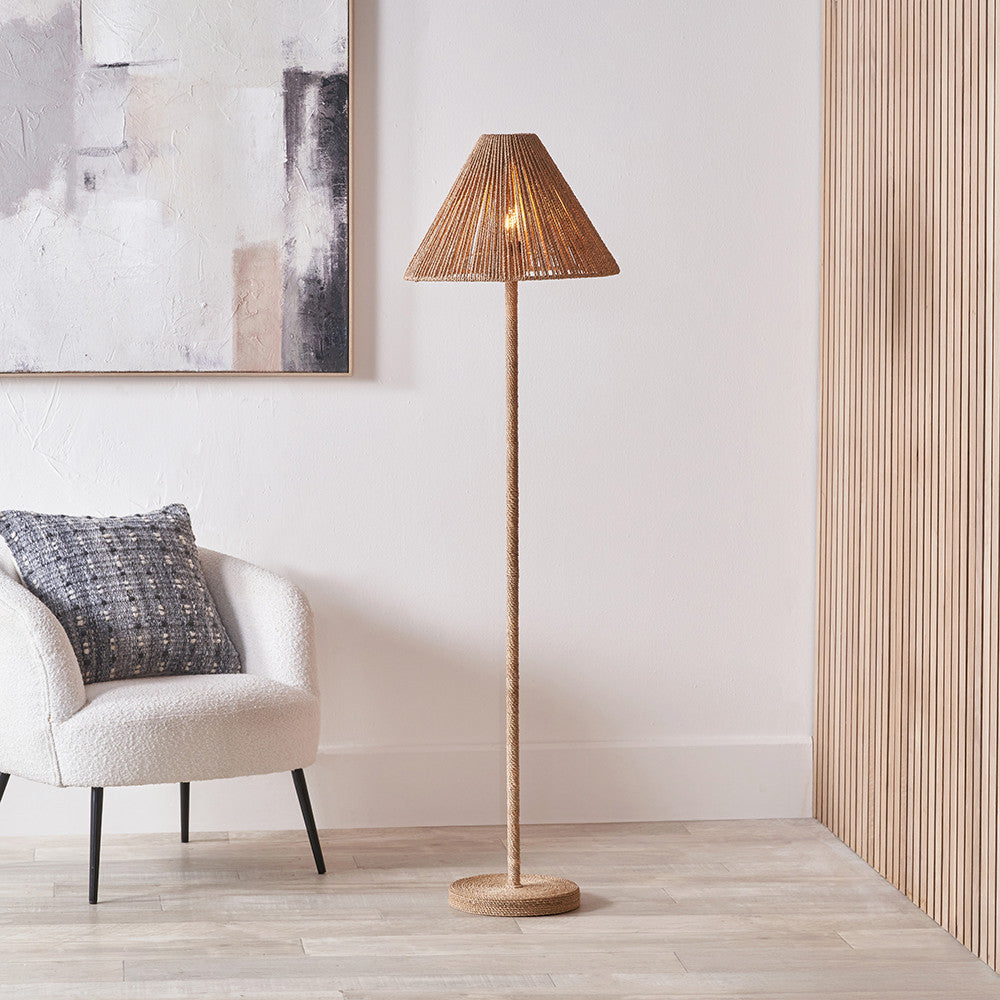 Leif Jute Rope Floor Lamp