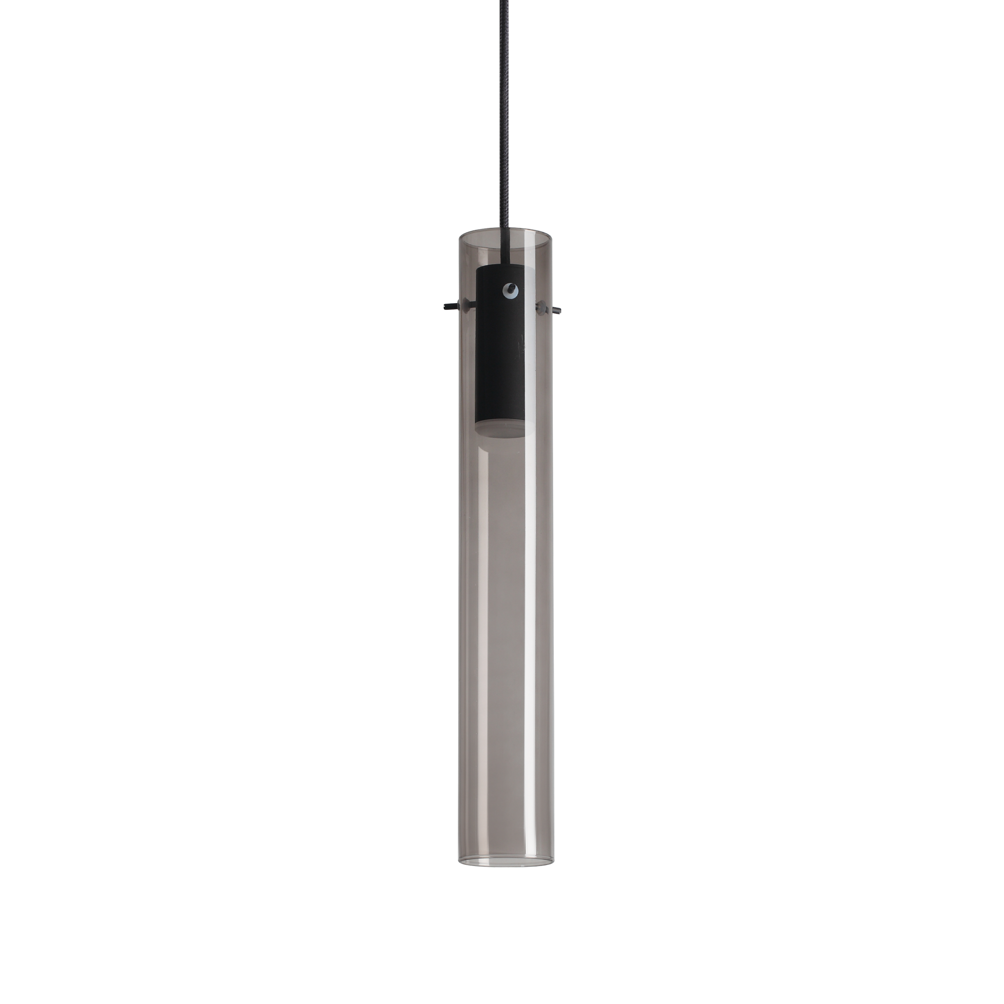 Flam LED Single Pendant 2700K - Smoked/Clear