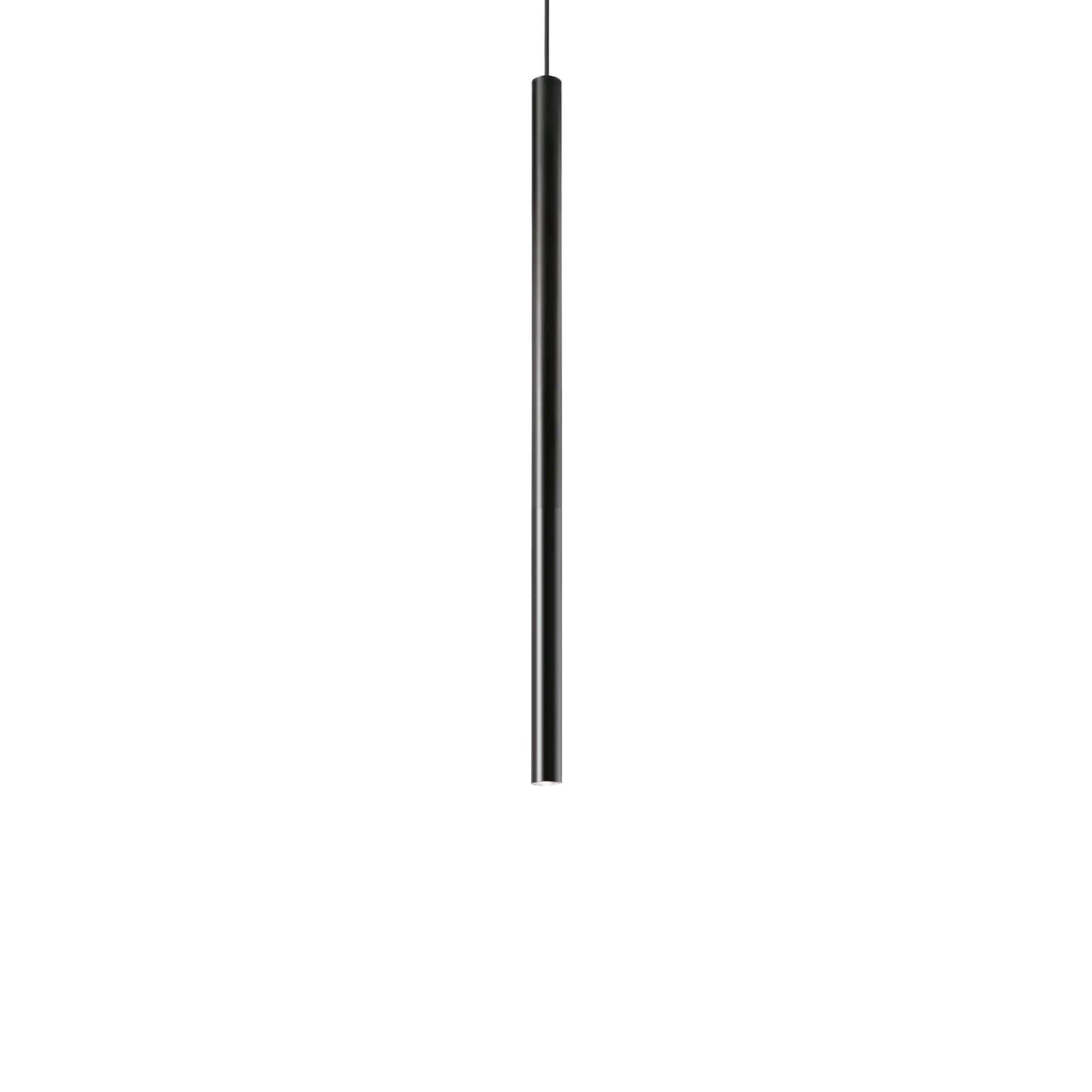 Ultrathin Pendant Light Fitting - White/Chrome/Black Finish