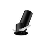 Quark LED Adjustable Recessed Light - Black/White