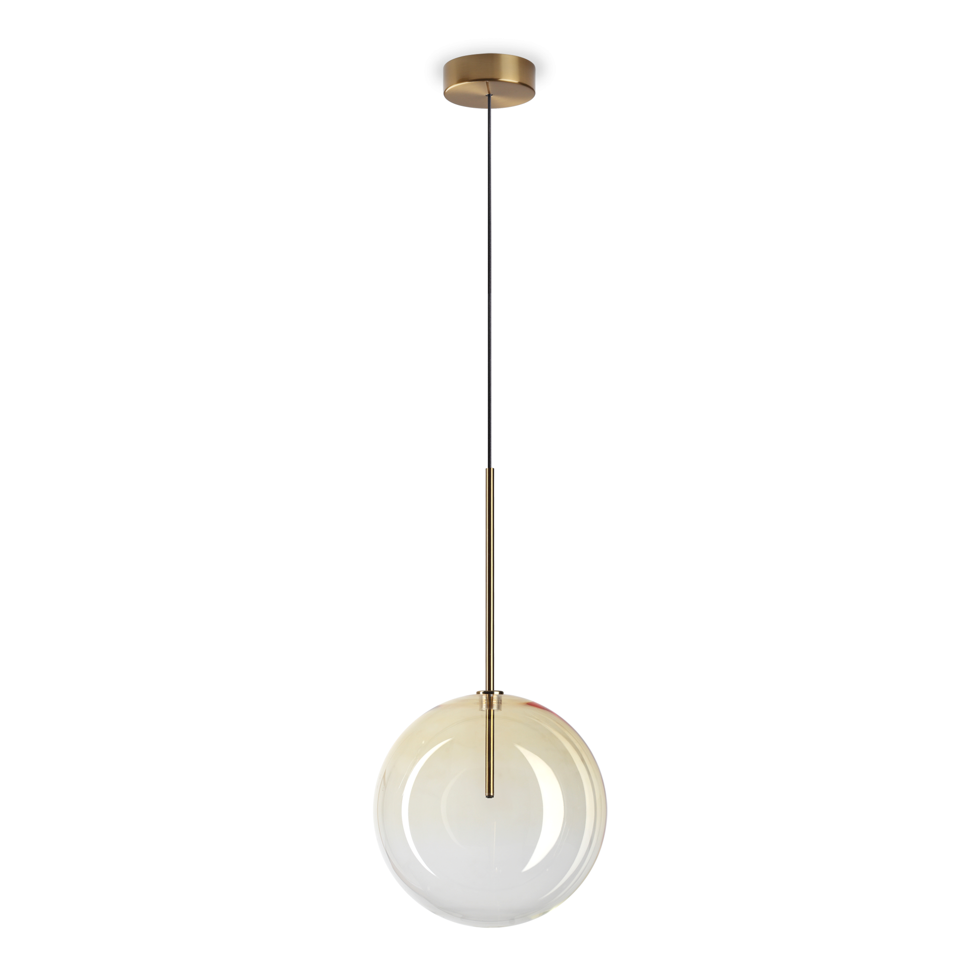 Equinoxe 1Lt Single Pendant  - Antique Brass/Chrome